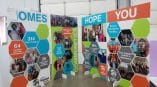 foam core or ultraboard signs that stand up with feet make great temporary signage