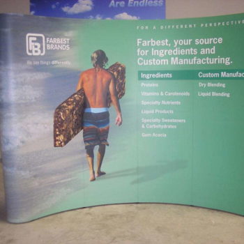 Farbest Brands trade show display signage