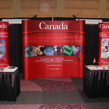 Canada trade show stand signage