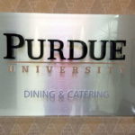 indoor signage for Purdue University
