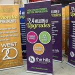 The Hills Stonegate banner signage