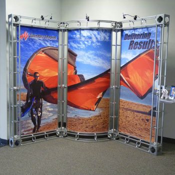 standing display graphic convention savage md