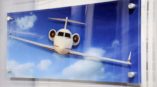 airplane acrylic multilayer print