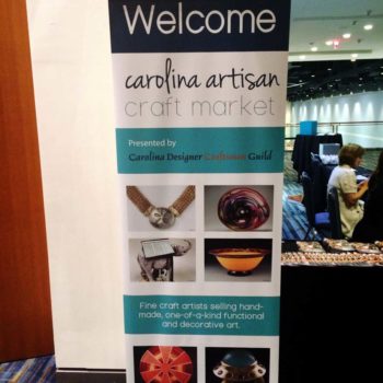 Carolina Artisan Craft Market retractable banner stand 