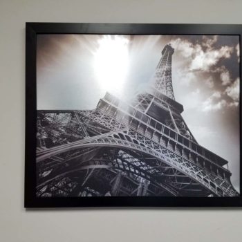 Eiffel Tower framed print artwork