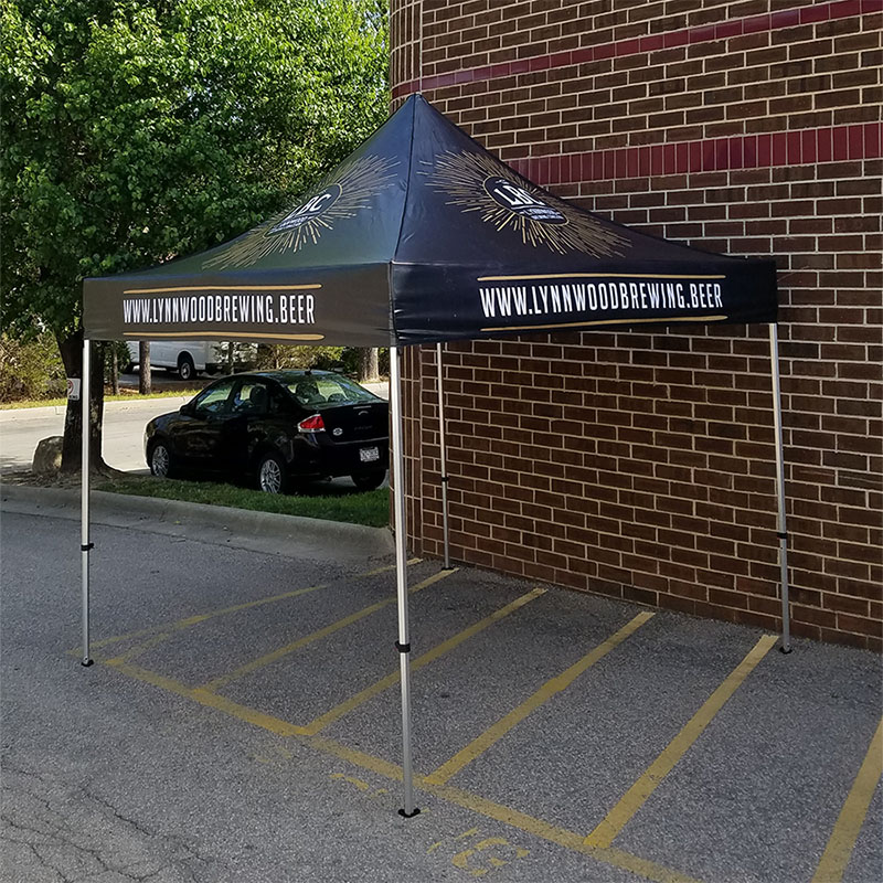 outdoor event canopy tent for Lynnwood Brewing, Raleigh