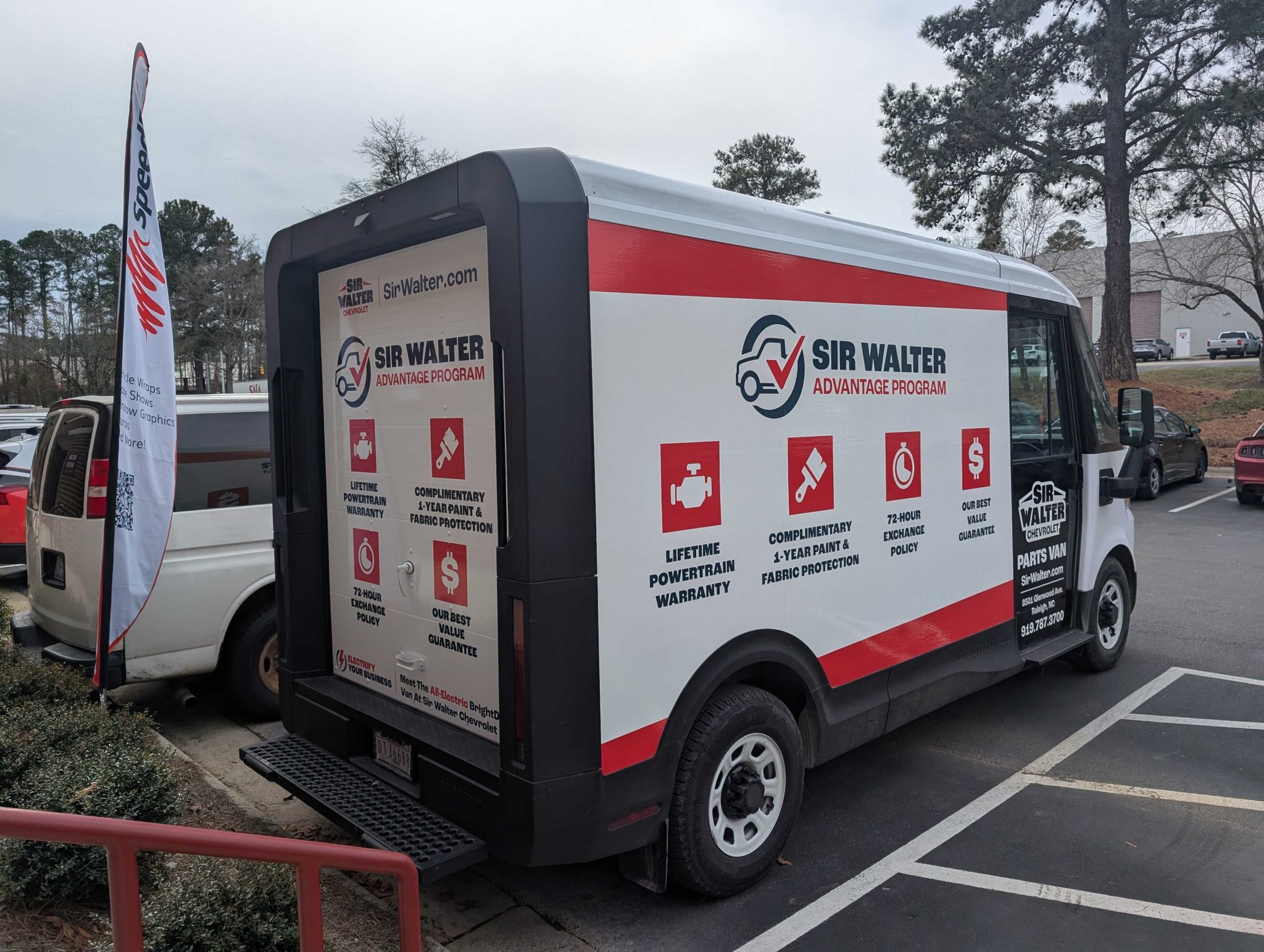 Full Wrap on Electric Van for Sir Walter Chevrolet