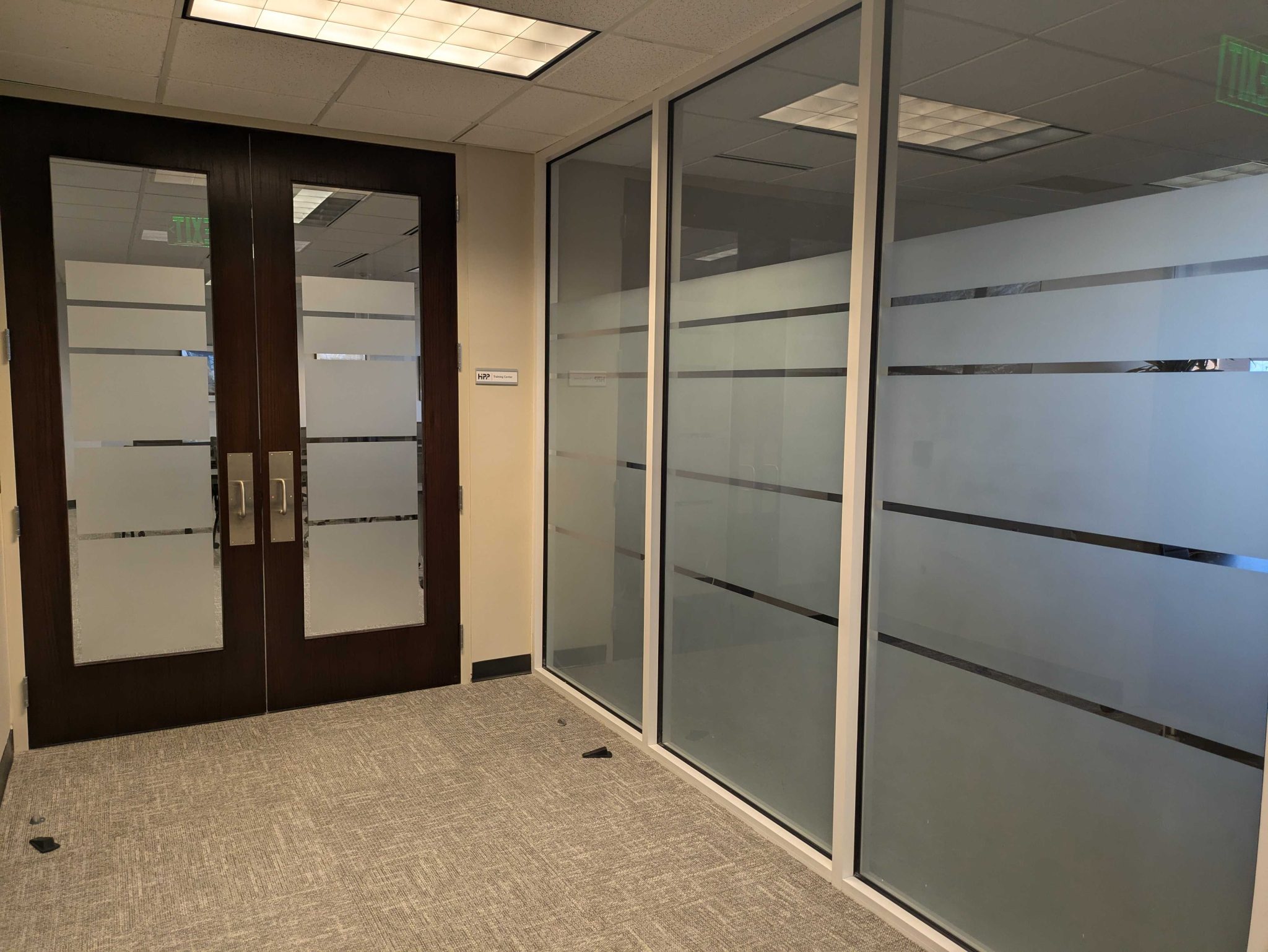 Interior Office Decor Frosted Glass