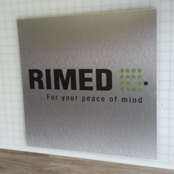 Rimed Indoor Sign