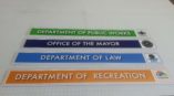 City Department Decals