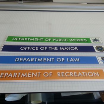 City Department Decals