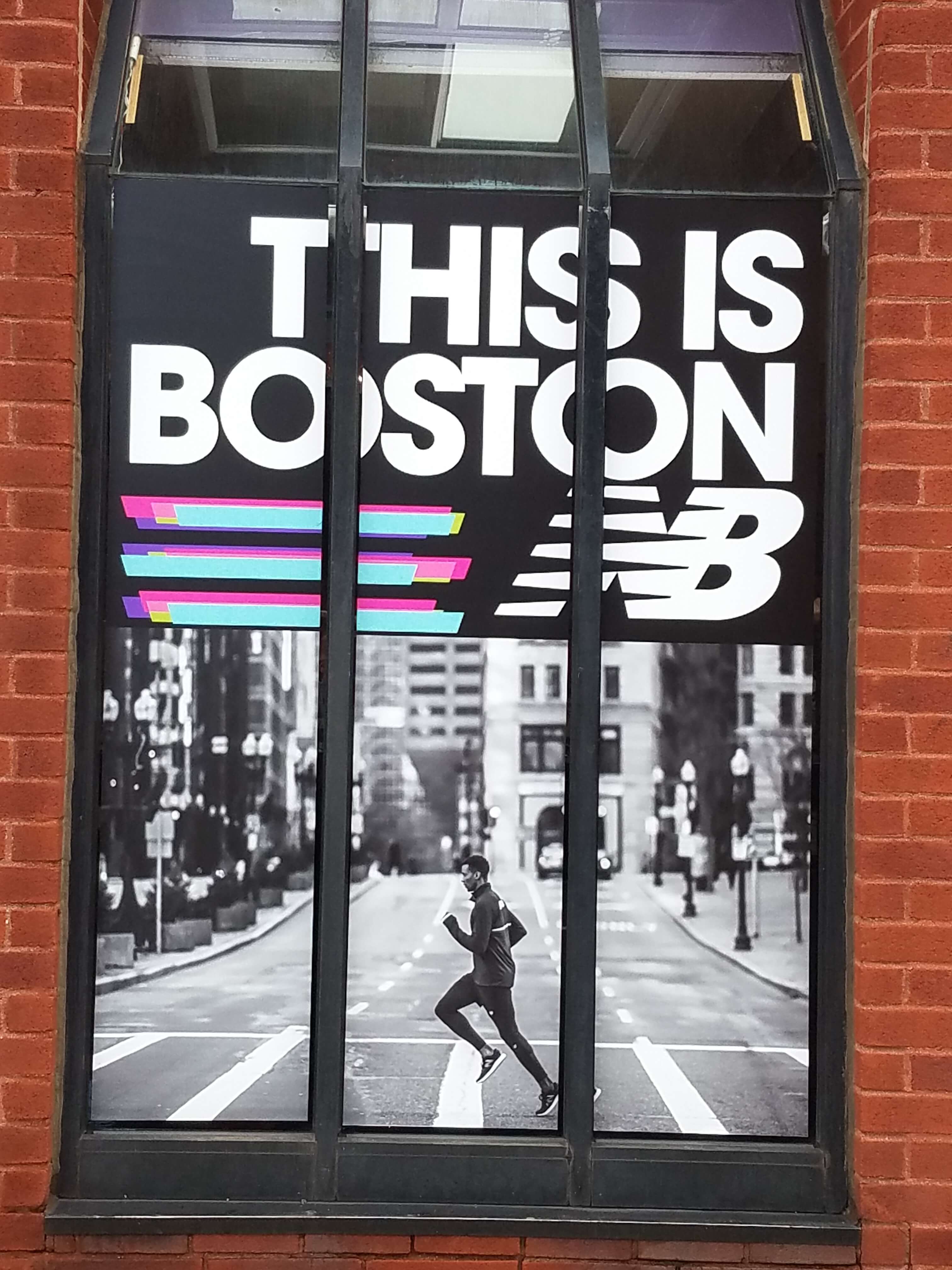 This is Boston running Window Wrap