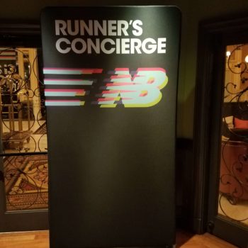 New Balance Runner's  Concierge Point of Purchase display 