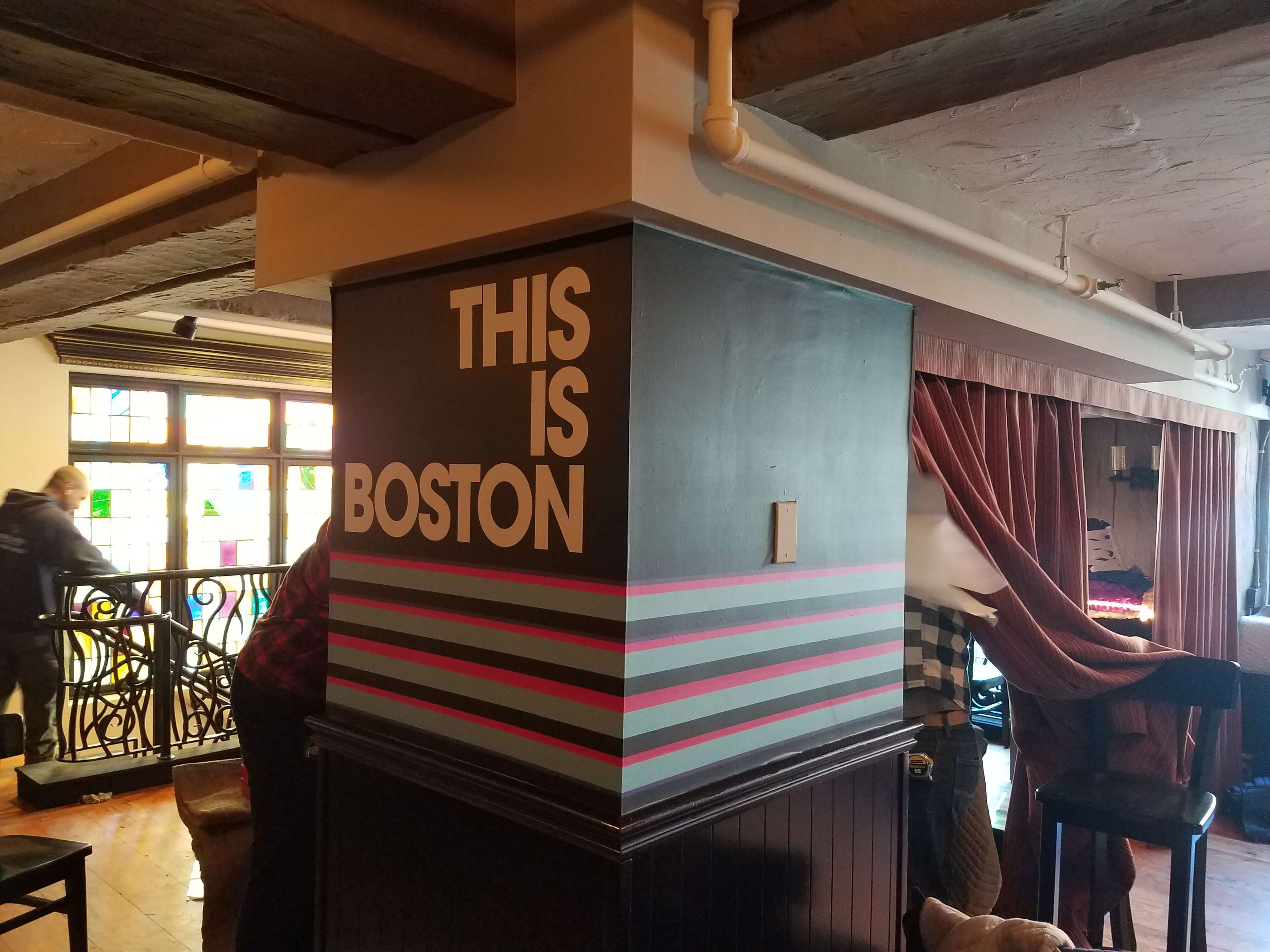 This is Boston wall wrap