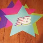 New Balance This is Boston Star shaped Floor Decal