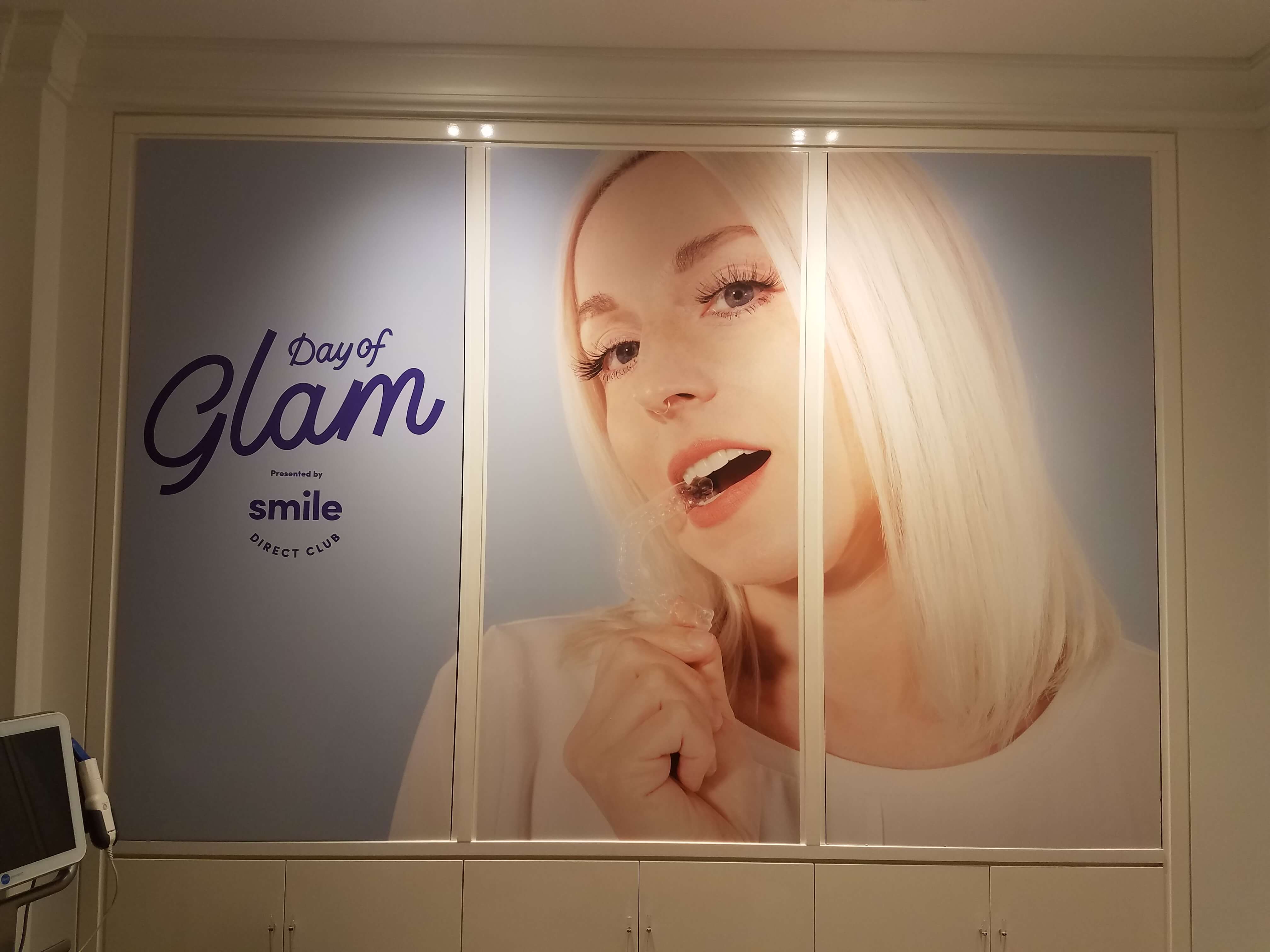 Day of Glam Smile Direct Club Indoor Wall Graphic