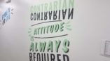 Contrarian Attitude Indoor Graphic