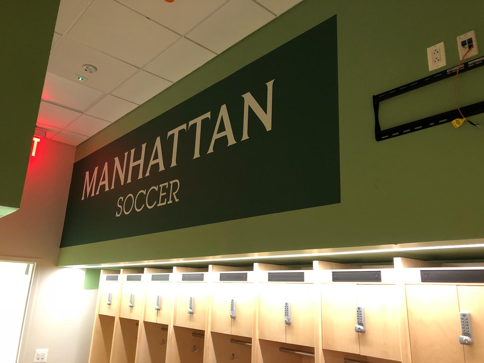 Manhattan Soccer Locker Room Decal