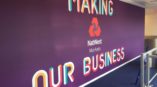 NatWest purple Wall Graphic