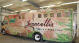 Jozarelli's text wrapped food truck