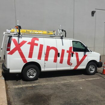 Xfinity fleet wrap