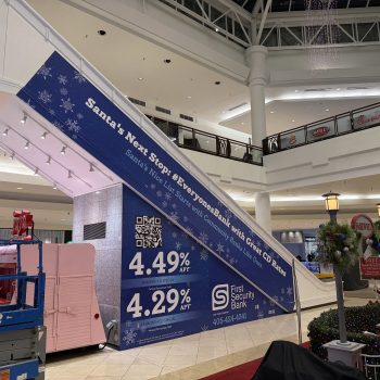 Escalator Wrap Mural Oklahoma City