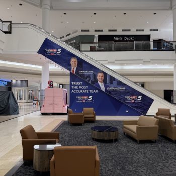 Escalator Wrap Mural Oklahoma City