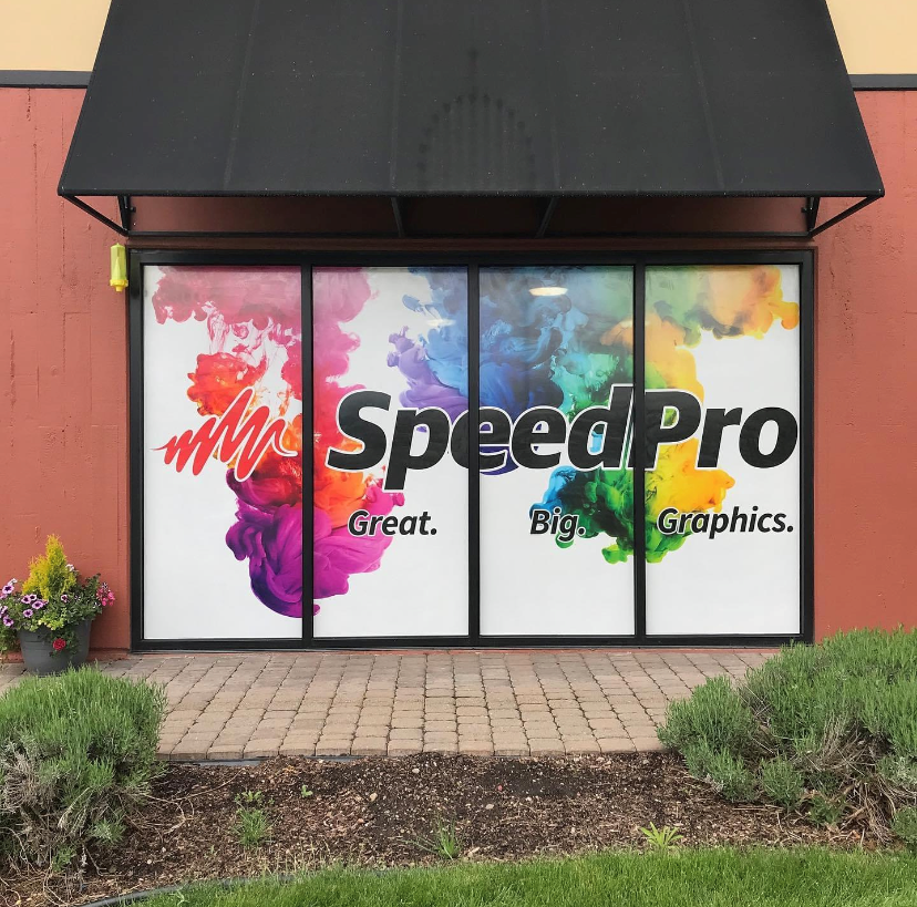 SpeedPro Spokane window graphics