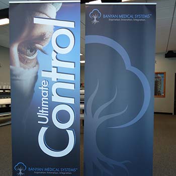 Banyan Medical Systems banner stands