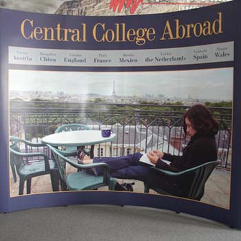 Central College Abroad Sign