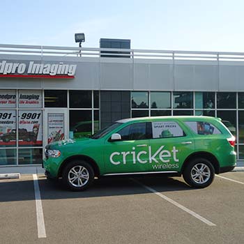 Cricket Wireless Car Wrap