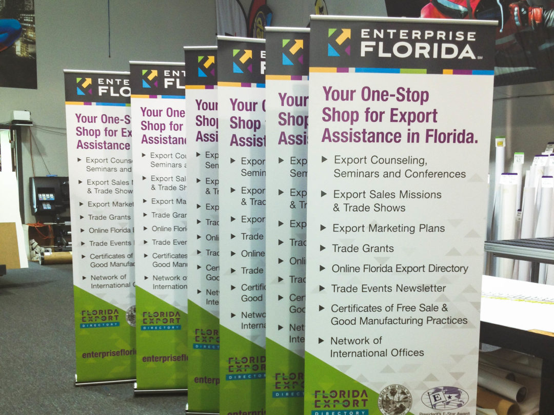 Enterprise Florida banner stands