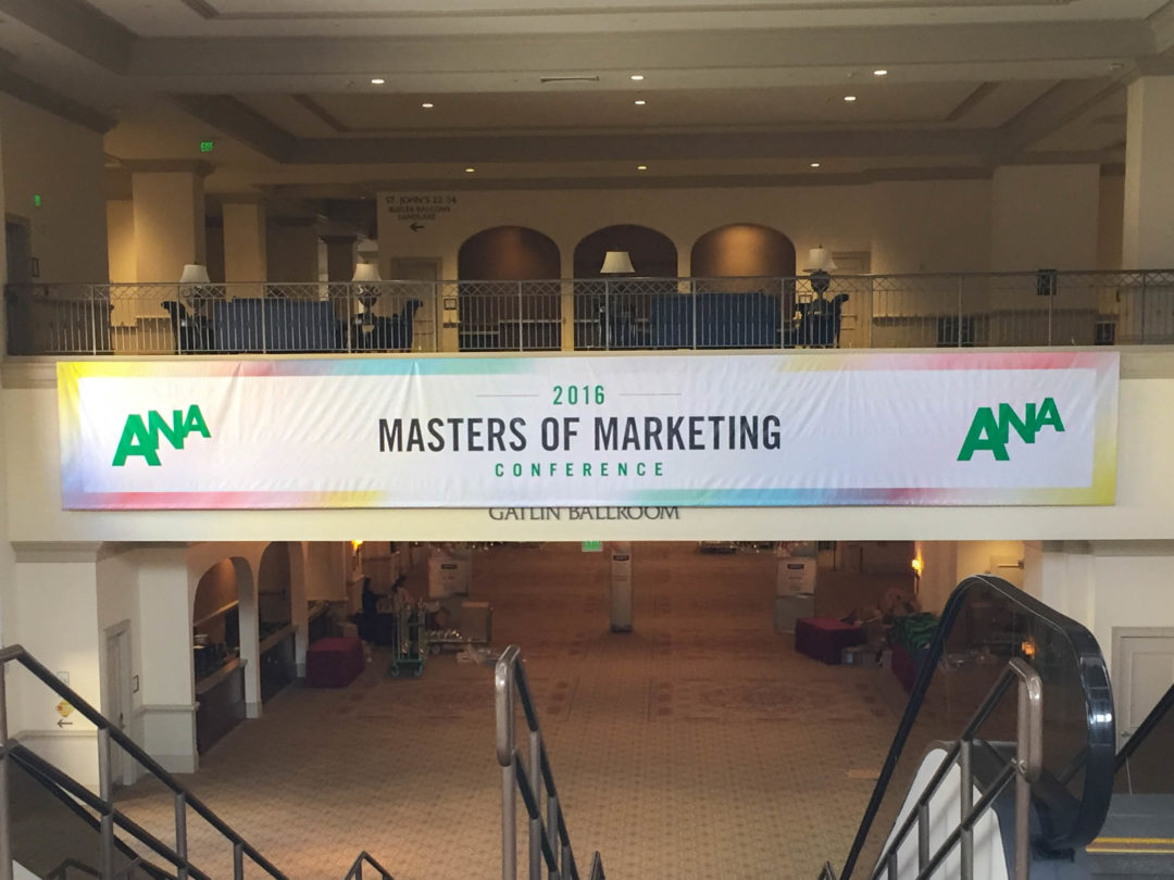 Masters of marketing conference banner