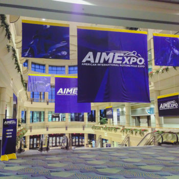 AIME Expo indoor banner