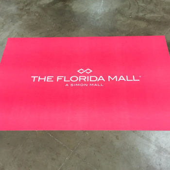 Florida mall floor graphic