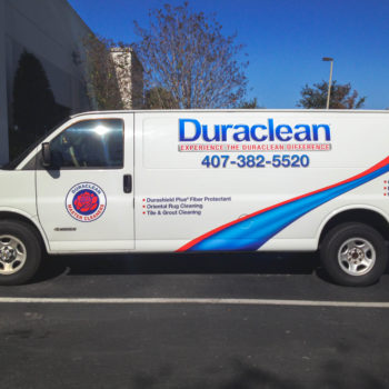 Vehicle wrap fro Duraclean