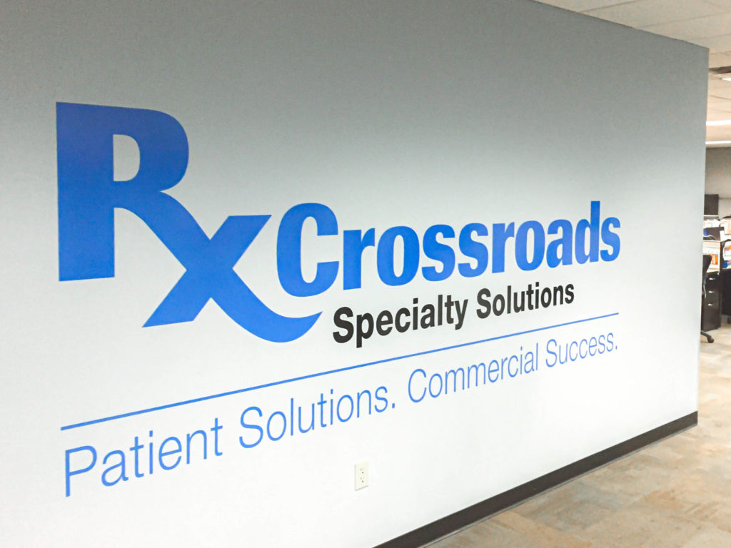 Large wall mural for RX crossroads