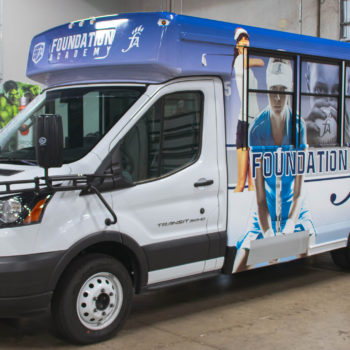Bus Wrap for Foundation Academy in Orlando Florida