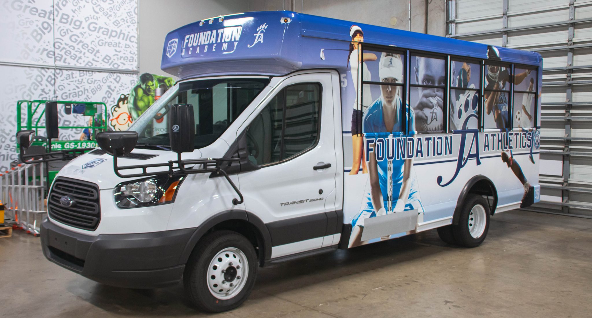 Bus Wrap for Foundation Academy in Orlando Florida