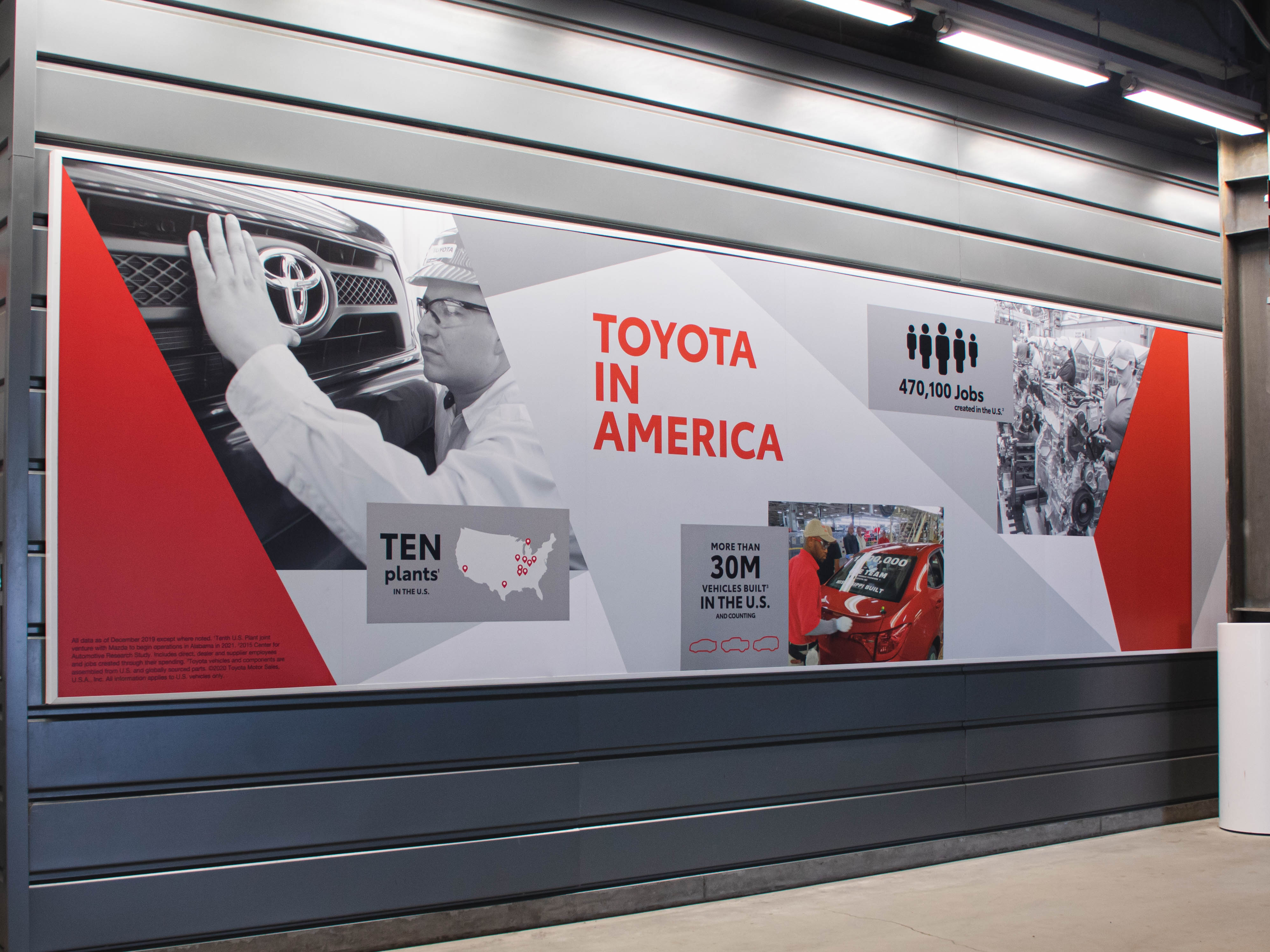 Toyota Wall Graphic in Orlando
