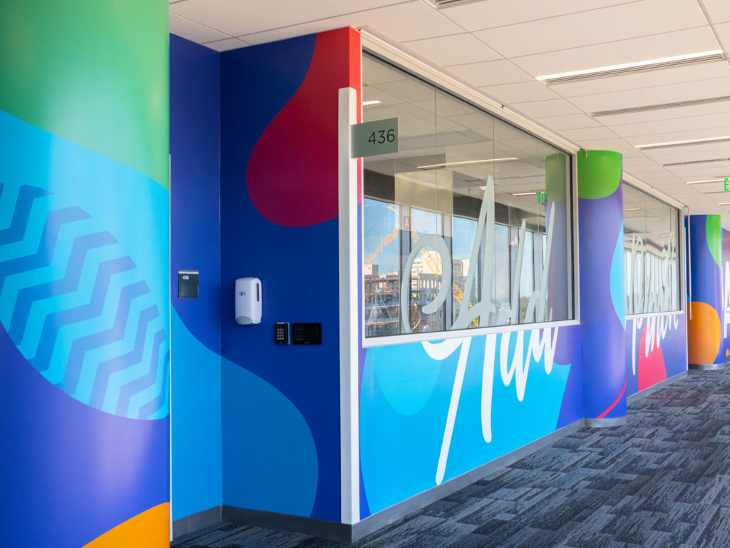 Wall Mural at College in Orlando Florida