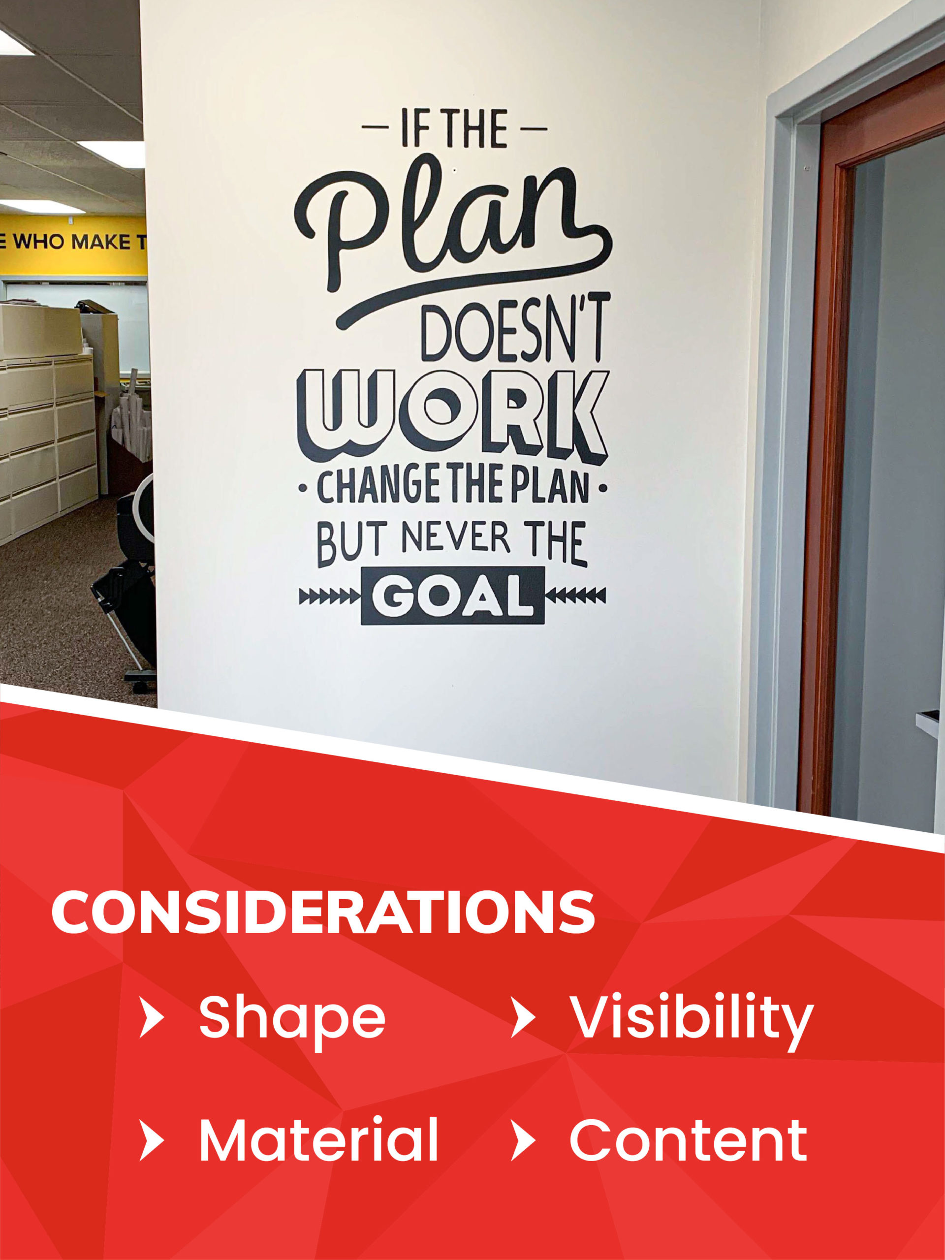 Considerations for adding wall decals to your business