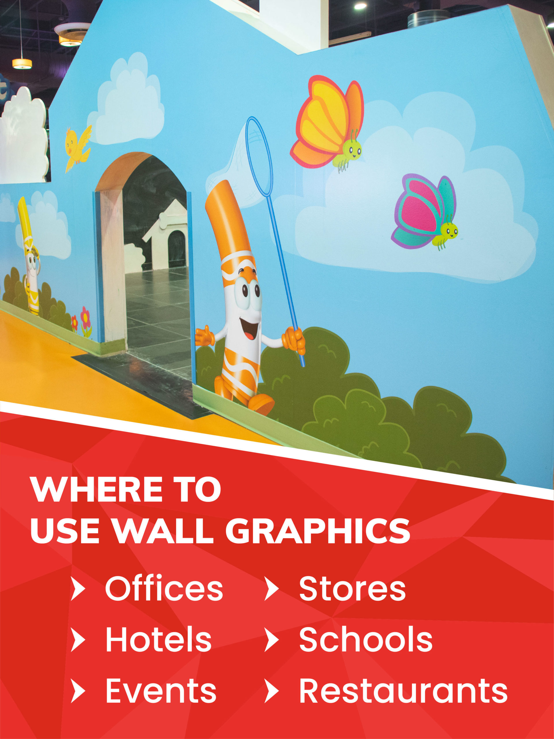 Common uses for wall graphics in Orlando