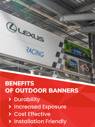 List of benefits for using outdoor banners