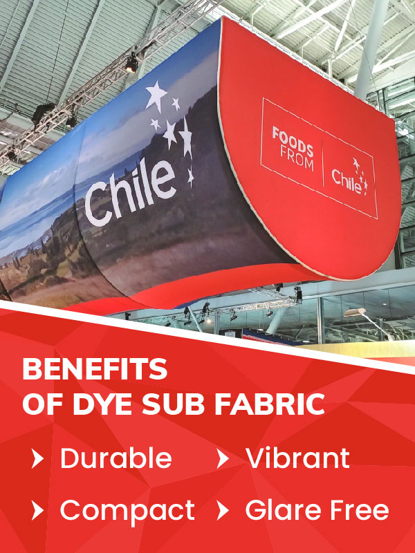 List of benefits when using dye sublimated fabric