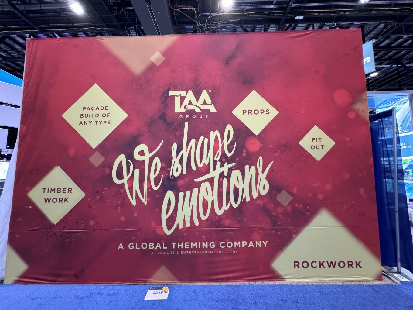 Corporate Event Backdrop for TAA Group by SpeedPro