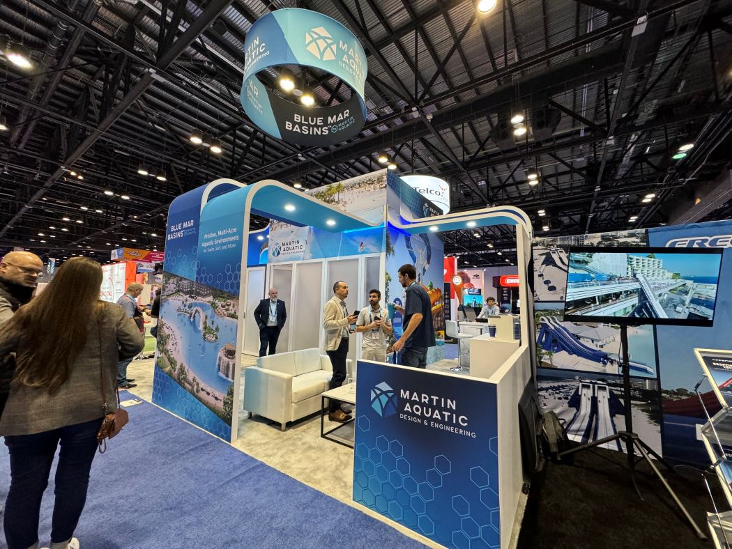 Portable Trade Show Displays for Martin Aquatics by SpeedPro
