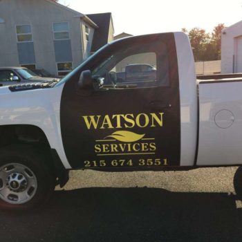 Watson Services truck wrap