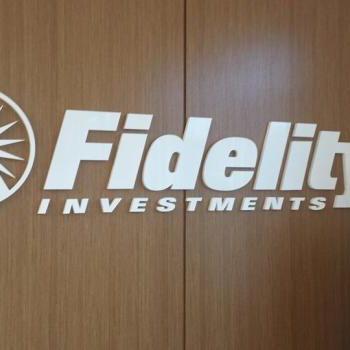 Fidelity Investments indoor signage