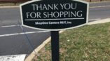Thank You For Shopping outdoor sign